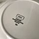 Lot of 6 hollow plates digoin sarreguemines model "adèle" years 30-40