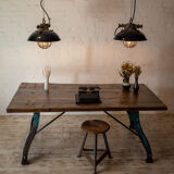 Industrial Bamford table workbench top