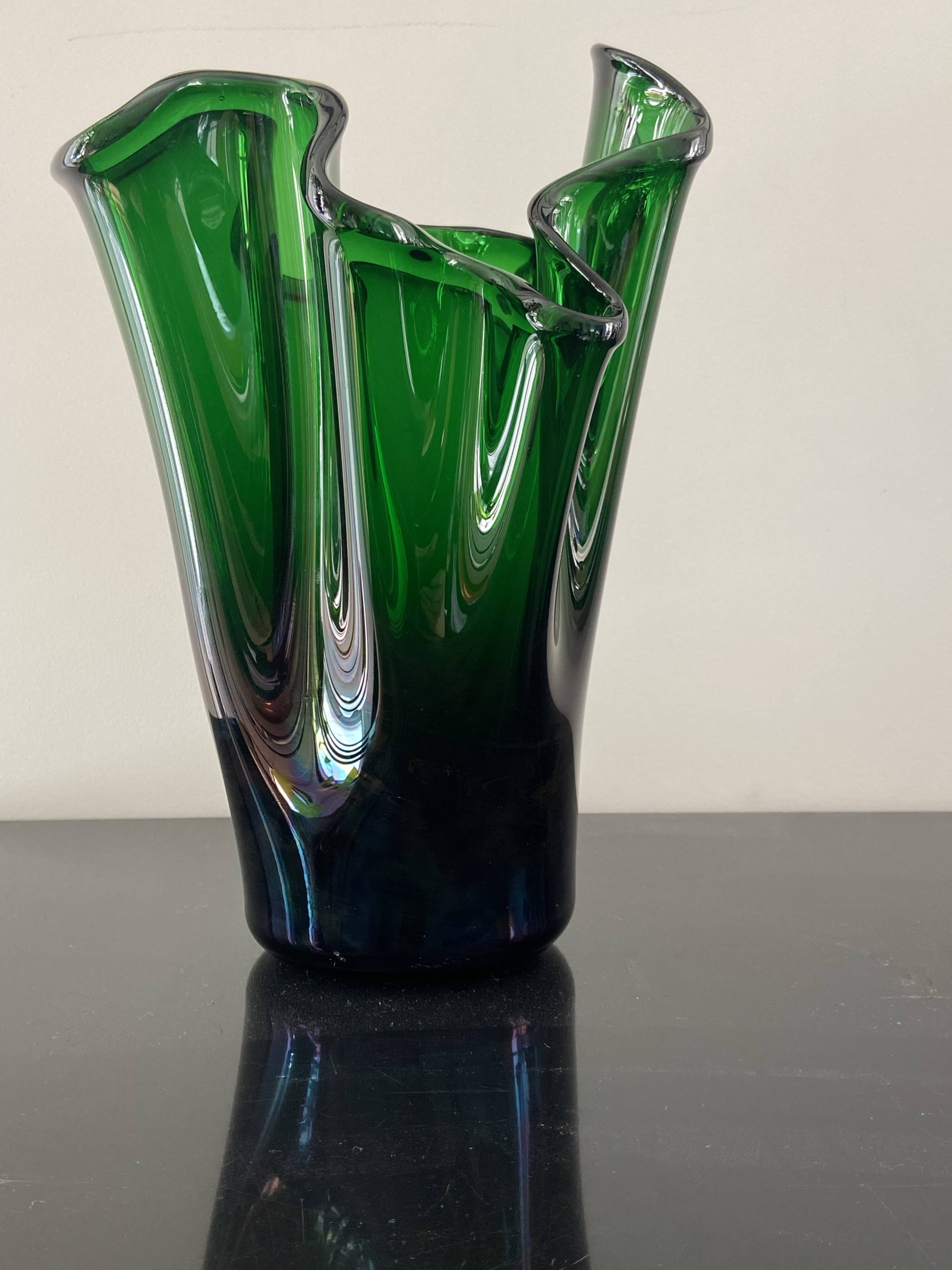 Murano vase "fazzoletto"