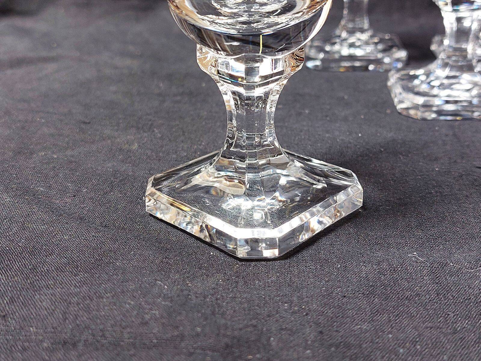 6 crystal champagne flutes from Villeroy and Boch, model Mercury - Height 17.
