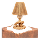 Audoux & Minet - Lampe de table en corde vers 1950