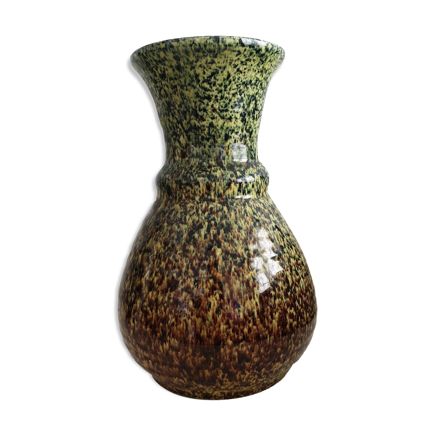 Ceramic vase signed Accolay