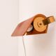 Vintage teak sconce. Mid-century modern classic Scandinavian wall lamp