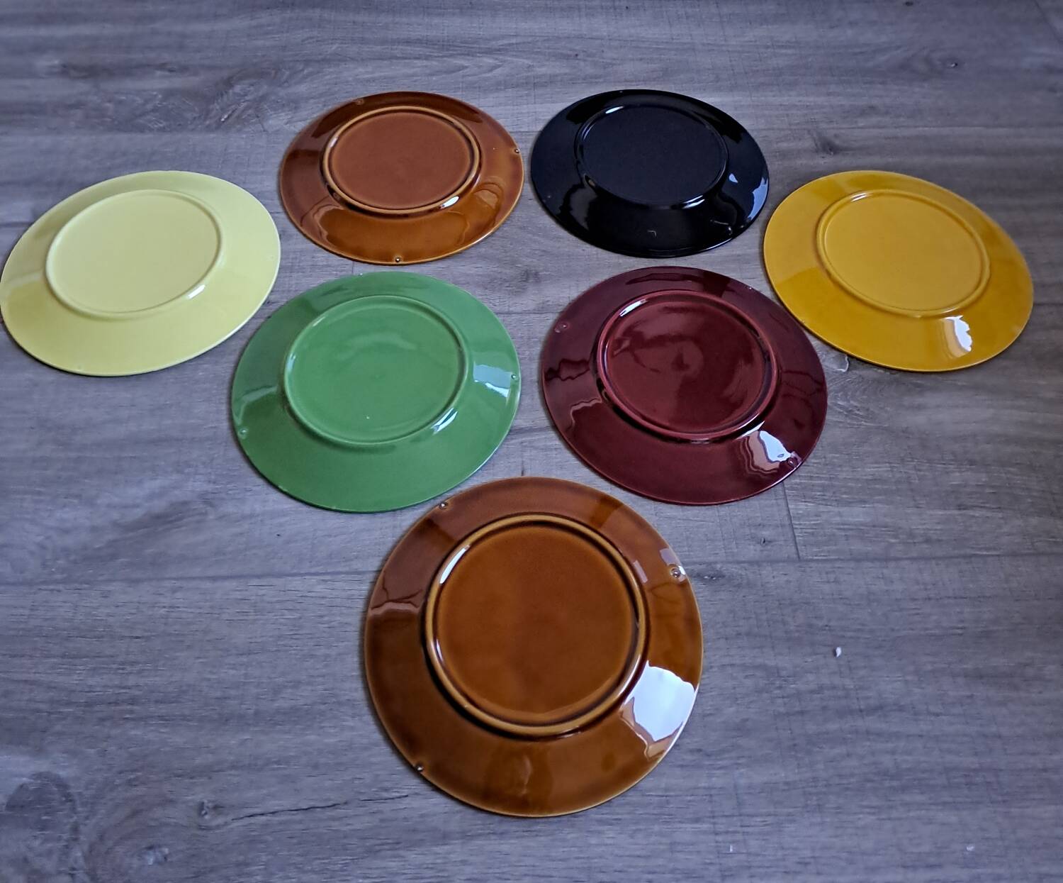 Lot assiettes à dessert vintages