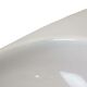 Vintage retro double sink 1970s white ceramic