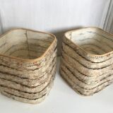 Pair of vintage lampshades 15x15