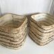 Paire d’abat-jours vintage 15x15
