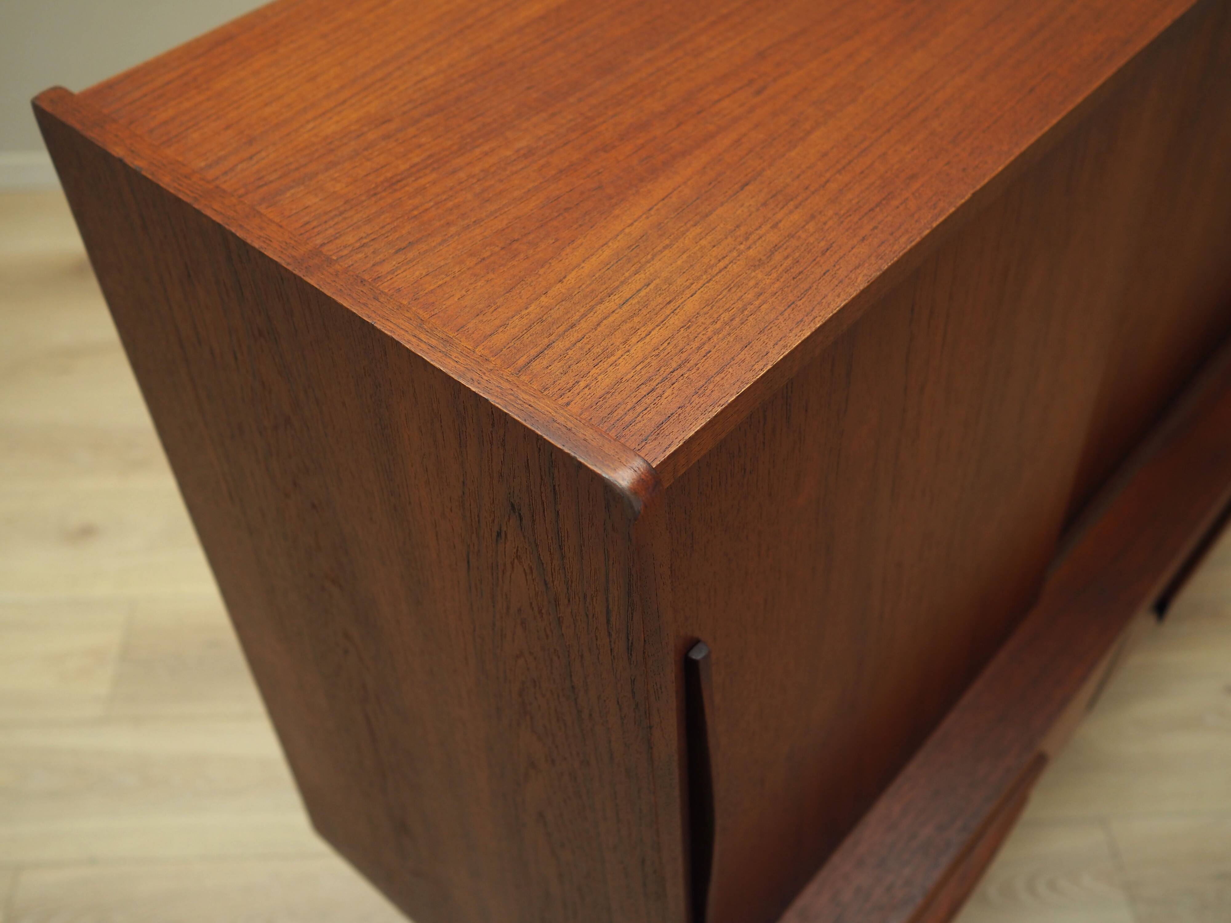 Teak highboard, Danish design, 1960s, production: Denmark