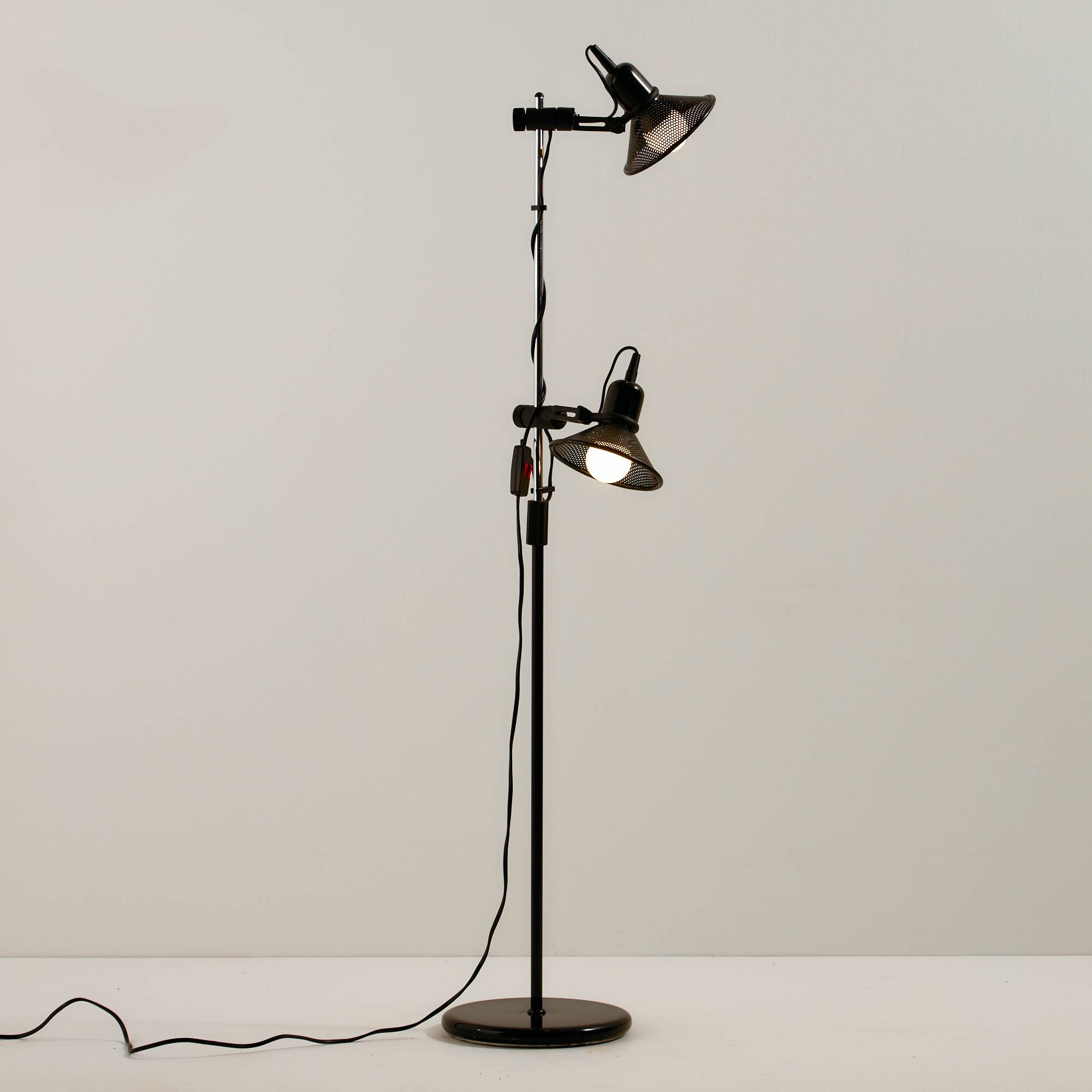 Metal floor lamp