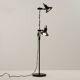 Metal floor lamp