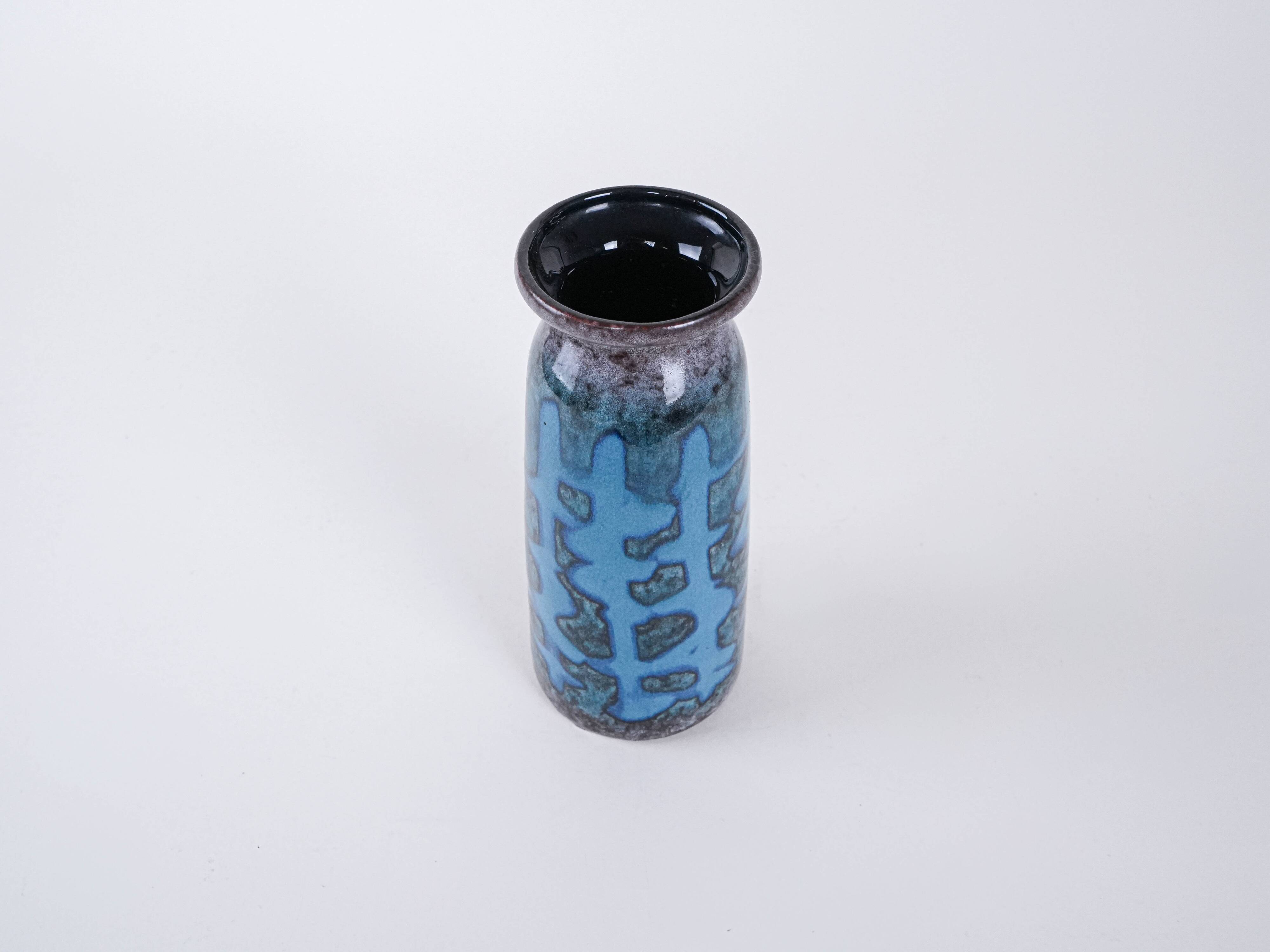 Vase en céramique, design allemand, années 1970, fabriqué par Strehla