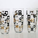 Set of 4 long drink glasses MBL, 60s