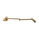 Golden articulated sconce