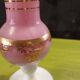 Vase en opaline marquise rose et blanc