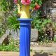 Royal blue column