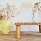 Tabouret - sellette bambou - porte plante bambou