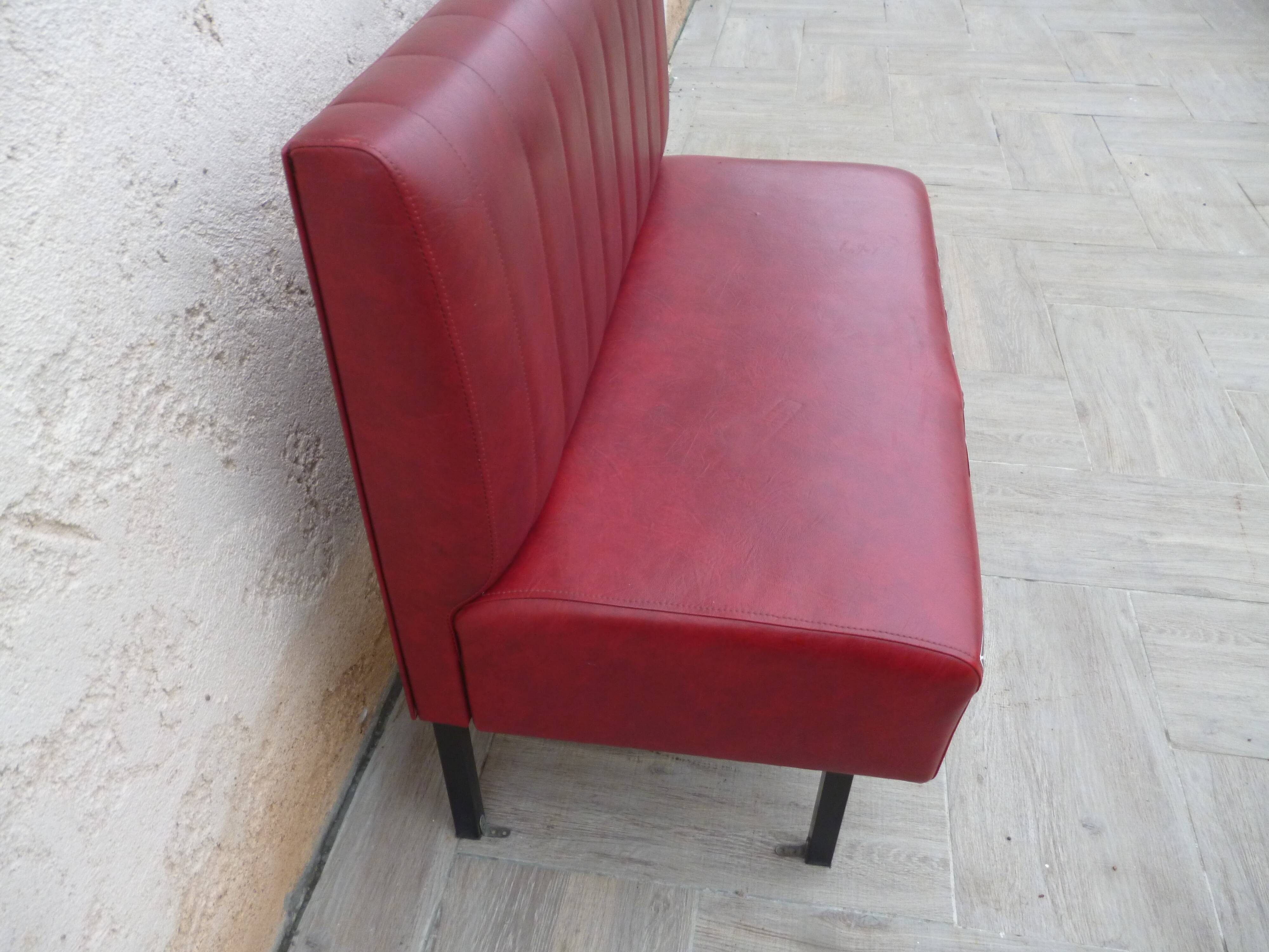 Vintage bistro bench