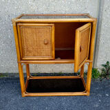 Caning and rattan storage furniture