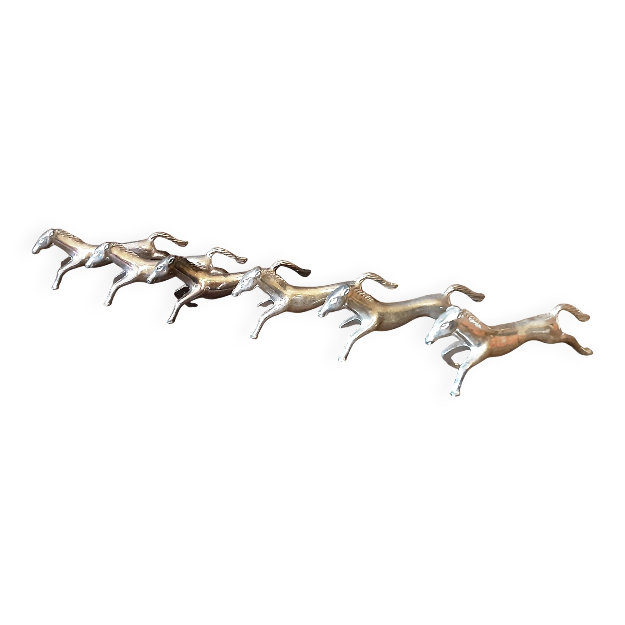 Set of 6 metal knife holders