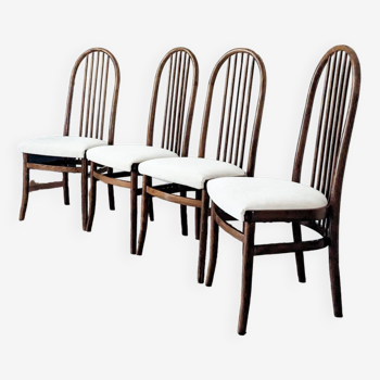 Set of 4 Baumann Eden model chairs