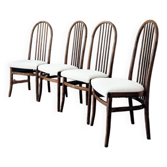 Set of 4 Baumann Eden model chairs