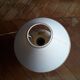 Antique ceramic lamp with floral decoration