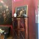 Cabinet, wardrobe or mahogany and ormolu wine bar in French Empire style with four doors.