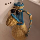 Scoubidou carafe bottle