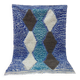 Handmade Moroccan rug, natural wool, 3x2 m.