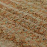 One-of-a-kind turkish handwoven vintage rug - rustic vintage charm 256x 169