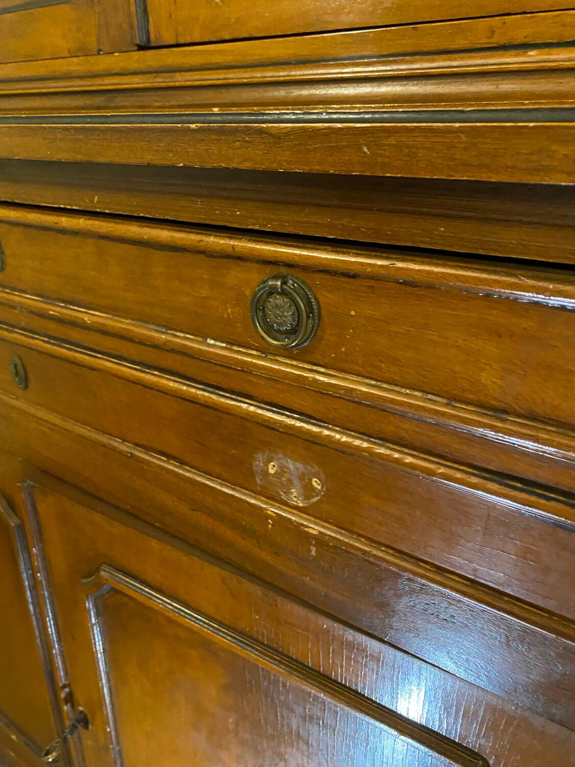 Louis Philippe style display cabinet