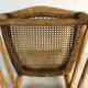 Paire de chaises cannées en bois clair