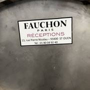 Reception table FAUCHON Paris – Solid stainless steel & Professional patina