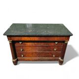 Commode Empire en acajou