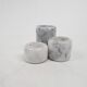 Set of three marble candle sticks, Italy 1970's
