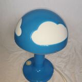 Mushroom lamp, Skojig blue cloud, design Henrik Preutz for Ikea, 1990