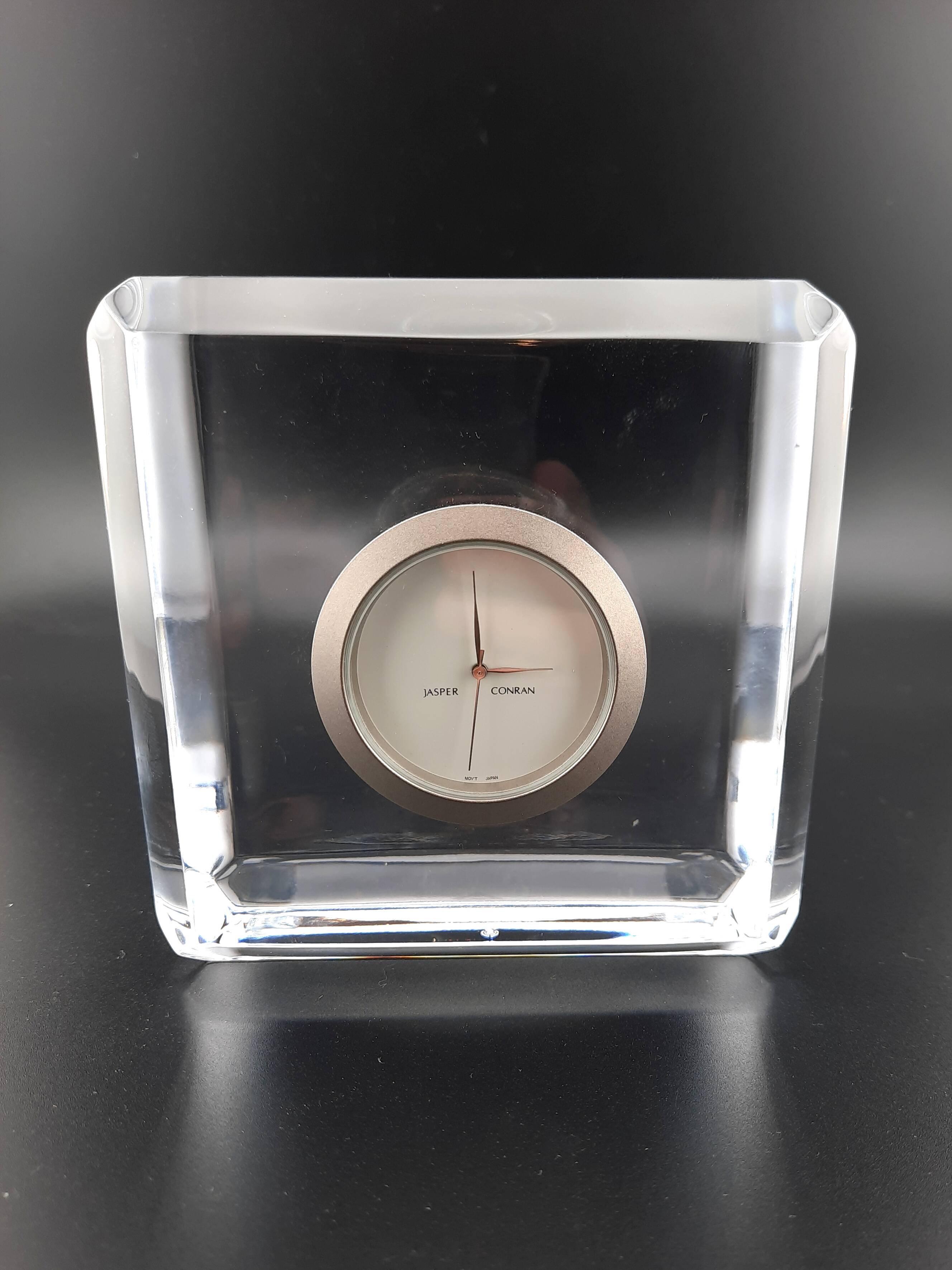 Waterford crystal glass Jasper Conran clock