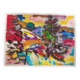 Pierre Lacroux (1909-1993) Gouache on paper 24 x 32 cm - from 1989 - (297)