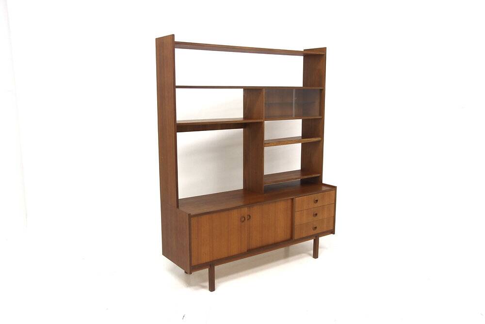 Scandinavian teak bookshelf, Sweden, 1960