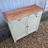 Buffet parisien vert vintage