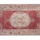 Vintage Turkish Oushak Handwoven Rug 113x207 cm