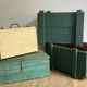 Old toolbox, wooden chest