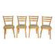 Set of 4 Dining Chairs, TON, 1960s, Czechoslovakia