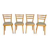 Set of 4 Dining Chairs, TON, 1960s, Czechoslovakia