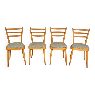 Set of 4 Dining Chairs, TON, 1960s, Czechoslovakia