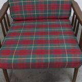 Scandinavian teak armchair, 1960s, Scottish style, collapsible