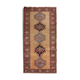 Handwoven persian wool area rug, oriental sarab carpet- 106x247cm