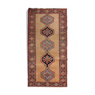 Tapis de laine persan tissé à la main, sarab oriental- 106x247cm