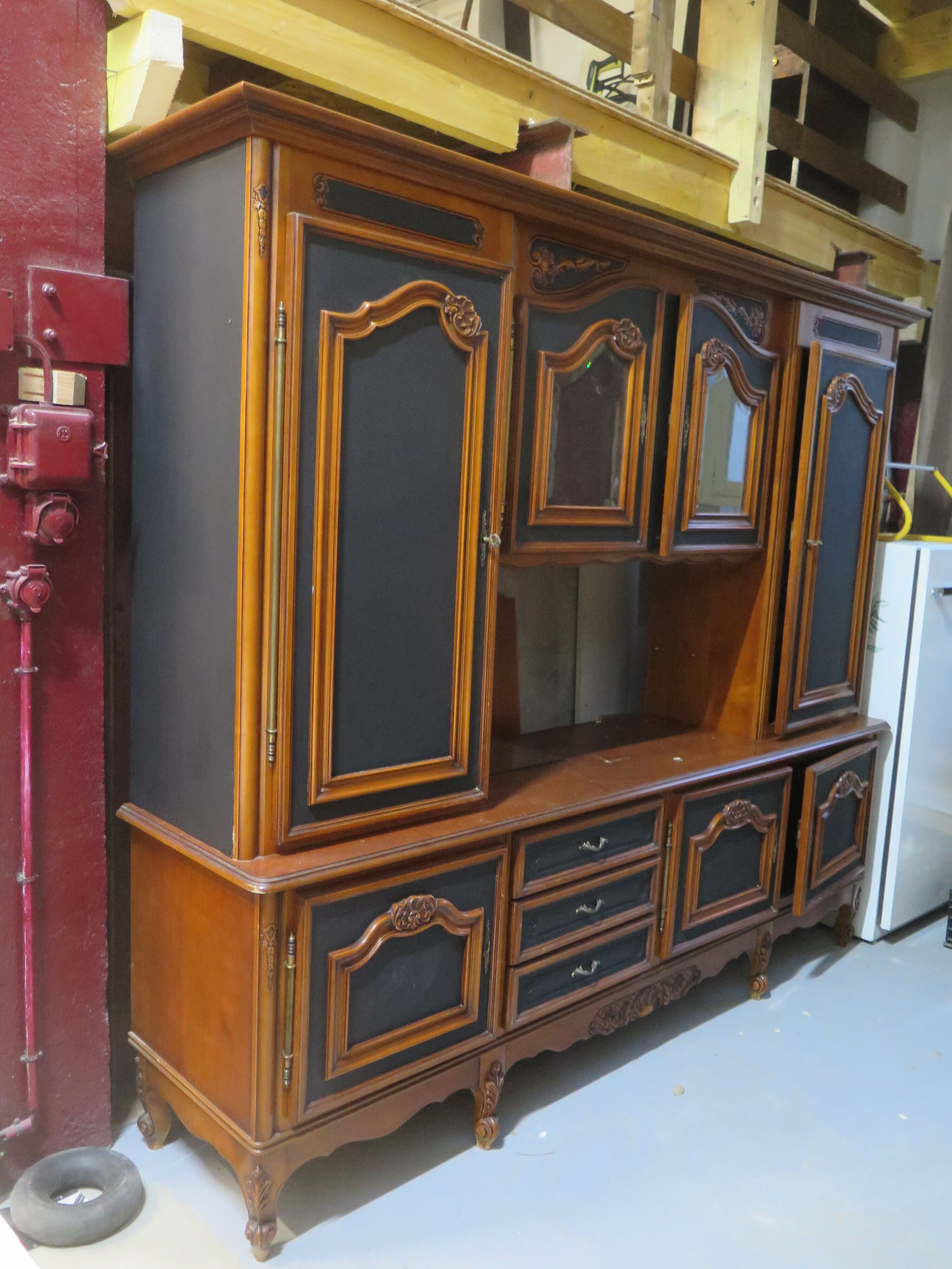 Very / sideboard in cherry wood, customised