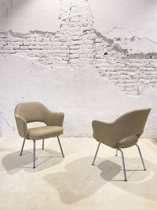 Pair of “Executive” armchairs by Eero Saarinen for Knoll, 1950-1960s